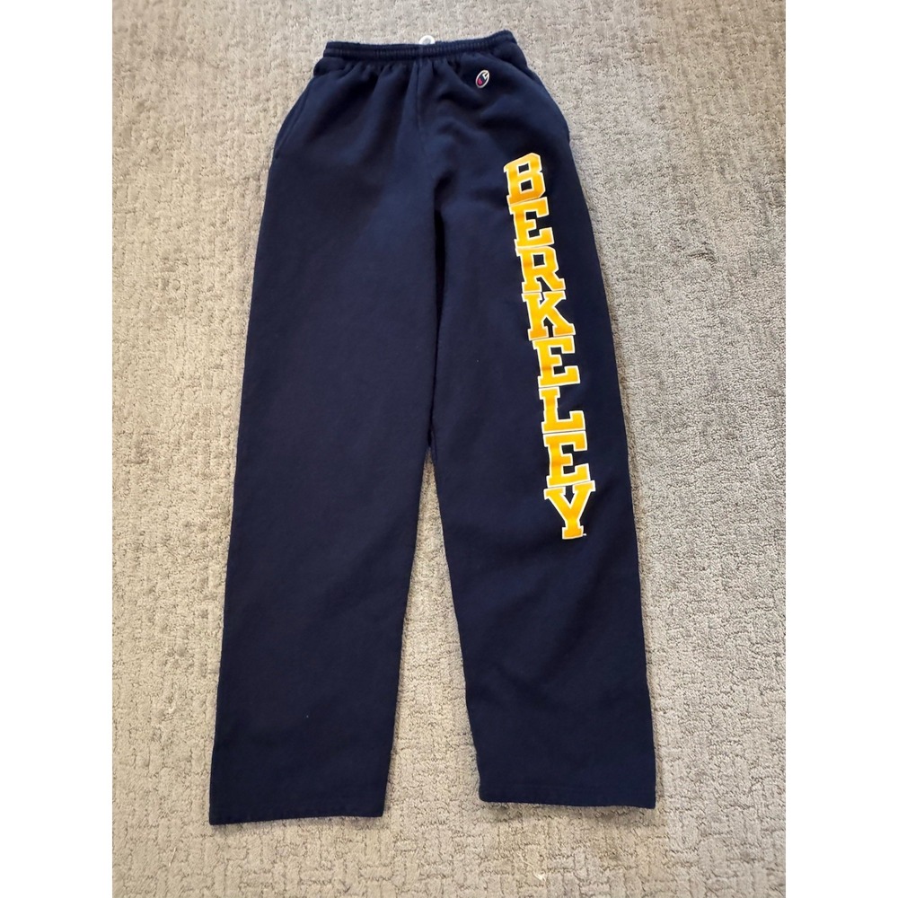Champion University Of California Berkeley Blue Sweatpants Casual Small (D1)